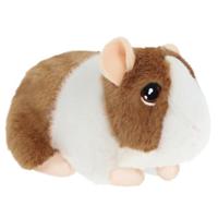 Keel Toys pluche Cavia - knuffeldier - beige - met geluid - 15 cm