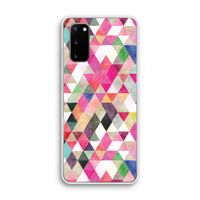 Gekleurde driehoekjes: Samsung Galaxy S20 Transparant Hoesje