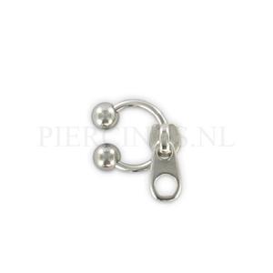 Circulair barbell 1.2 mm rits