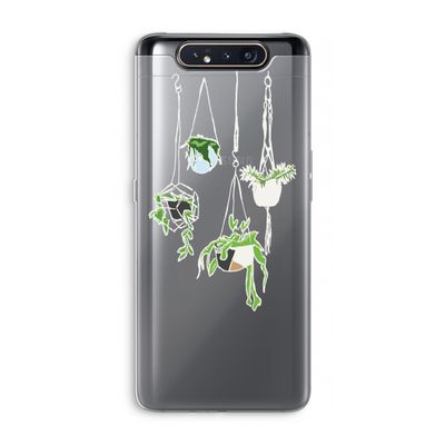 Hang In There: Samsung Galaxy A80 Transparant Hoesje