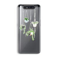 Hang In There: Samsung Galaxy A80 Transparant Hoesje