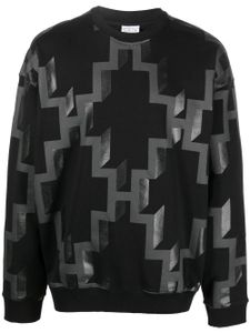 Marcelo Burlon County of Milan sweat en coton à logo imprimé - Noir