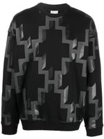 Marcelo Burlon County of Milan sweat en coton à logo imprimé - Noir