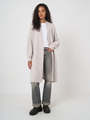 REPEAT Limited Edition - open vest met pofmouwen