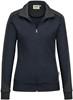 Hakro 277 Women's sweat jacket Contrast MIKRALINAR® - Navy Blue/Anthracite - XS