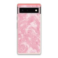 Abstract Painting Pink: Google Pixel 6 Transparant Hoesje