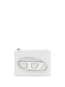 Diesel porte-cartes 1DR en cuir - Blanc