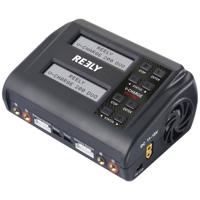 Reely V-Charge 200 Duo Modelbouwoplader 10 A Li-ion, Li-poly, LiFePO, LiHV, NiCd, NiMH, Loodzuur Ontlaadfunctie, Temperatuurbewaking Reely V-Charge 200 Duo Modelbouwoplader 10 A Li-ion, Li-poly, LiFePO, LiHV, NiCd, NiMH, Loodzuur Ontlaadfunctie, Temperatuurbewaking
