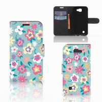 LG K4 Hoesje Flower Power - thumbnail