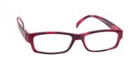 HIP Leesbril rood gemêleerd mat - +2.0