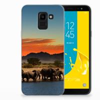 Samsung Galaxy J6 2018 | TPU Hoesje | Olifanten