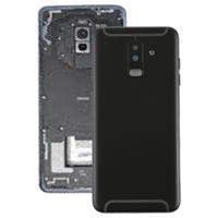 Achterste schutblad met Zijtoetsen & cameralens voor Galaxy A6 PLUS (2018) / A605(Black)
