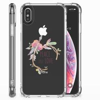 Apple iPhone X | Xs Stevig Bumper Hoesje Boho Text