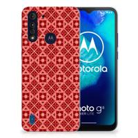 Motorola Moto G8 Power Lite | TPU bumper | Batik Rood