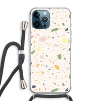 Terrazzo N°21: iPhone 12 Pro Max Transparant Hoesje met koord