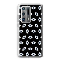 Eyes pattern: Huawei P40 Pro Plus Transparant Hoesje