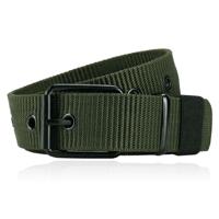 LGT JWLS Gepereforeerde Canvas Riem in Army Green - Heren-110cm