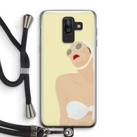 Summer: Samsung Galaxy J8 (2018) Transparant Hoesje met koord