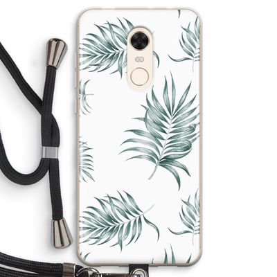 Simple leaves: Xiaomi Redmi 5 Transparant Hoesje met koord