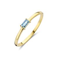 14k Geelgouden Ring met Topaas - Geboortesteen December 2,5mm