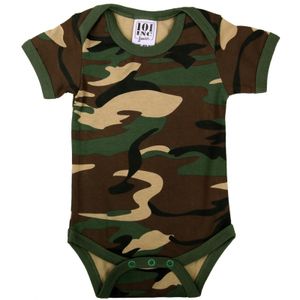 Baby rompertje army camouflage print 86-92 (12-24 mnd)  -
