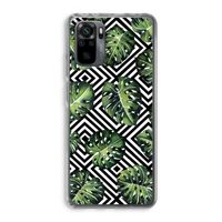 Geometrische jungle: Xiaomi Redmi Note 10 Pro Transparant Hoesje