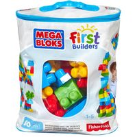 Mattel First Builders - Big Building Bag (Classic), 60 stuks constructiespeelgoed DCH55