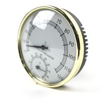 Roestvrijstalen stoomkamer bad Sauna indoor thermometer Hygrom