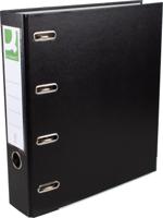 Q-CONNECT ordner, voor ft A4, uit PP en papier, dubbel, rug van 8 cm zwart