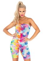 Festival romper regenboog camouflage