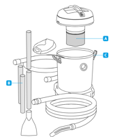 SF Pond Multi Vac vervangspons