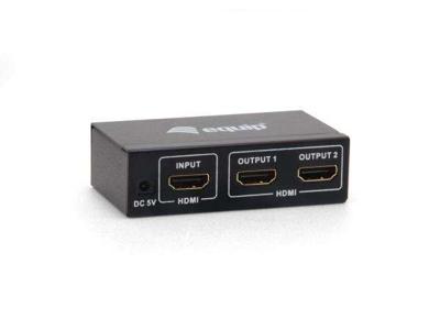 Equip 332712 2-Port HDMI Splitter, HDMI, 2x HDMI, 4096 x 2160p, Black, 340 MHz, 1080p