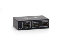 Equip 332712 2-Port HDMI Splitter, HDMI, 2x HDMI, 4096 x 2160p, Black, 340 MHz, 1080p