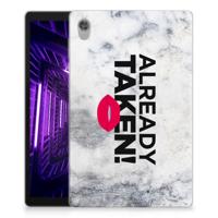 Lenovo Tab M10 HD (2de generatie) Back cover met naam Already Taken White