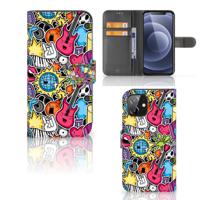 iPhone 12 | 12 Pro (6.1") | Wallet Case | met Pasjes | Punk Rock