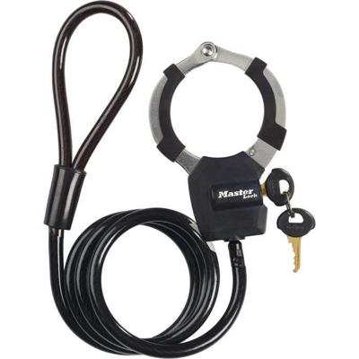 MASTER LOCK Sleutelvergrendelingskabel met handboei - 1 m