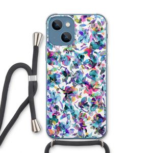 Hibiscus Flowers: iPhone 13 Transparant Hoesje met koord