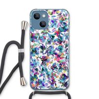 Hibiscus Flowers: iPhone 13 Transparant Hoesje met koord
