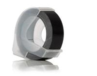 Huismerk Label Tape voor Dymo 3D | 9 mm | Wit op Zwart - S0898130 - 1 stuk