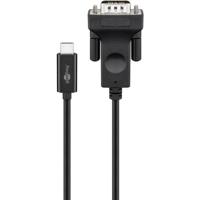 Goobay usb-c naar vga adapterkabel (zwart, 1,8 meter)