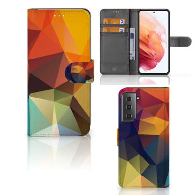 Samsung Galaxy S21 | Book Case | Polygon Color
