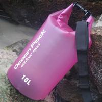 Outdoor waterdichte droge zak droge zak PVC vat tas capaciteit: 2L (Rose rood) Outdoor waterdichte droge zak droge zak PVC vat tas capaciteit: 2L (Rose rood)