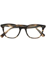 Oliver Peoples lunettes de vue à monture d'inspiration wayfarer - Marron - thumbnail