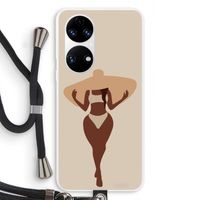 Let's get salty: Huawei P50 Transparant Hoesje met koord