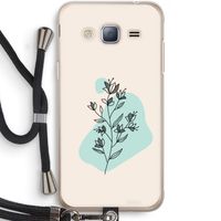 Violets are blue: Samsung Galaxy J3 (2016) Transparant Hoesje met koord