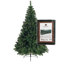 Bellatio Decorations kerstboom 180 cm met opbergzak - thumbnail