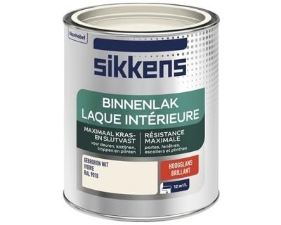 Sikkens Binnenlak Hoogglans - RAL 9010