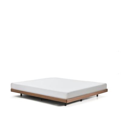 Kave Home Bed 'Norlen' Walnootfineer, 160 x 200cm