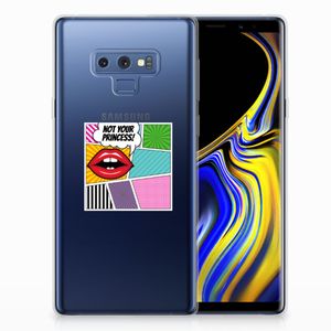 Samsung Galaxy Note 9 Silicone Back Cover Popart Princess