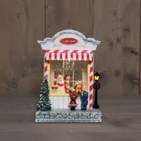 Anna&apos;s Collection LED glitterwater snoepwinkel met 22 x 18cm, warm wit